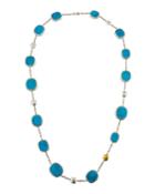 One-of-a-kind Turquoise Station Necklace