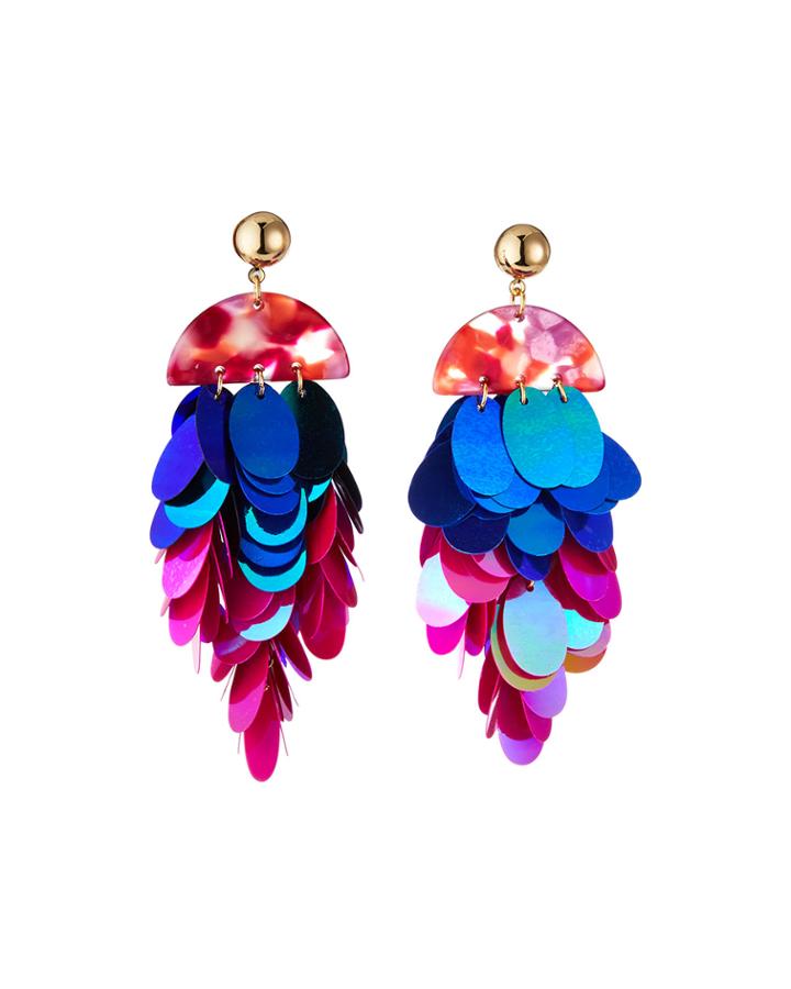 Sequin Dangle Earrings