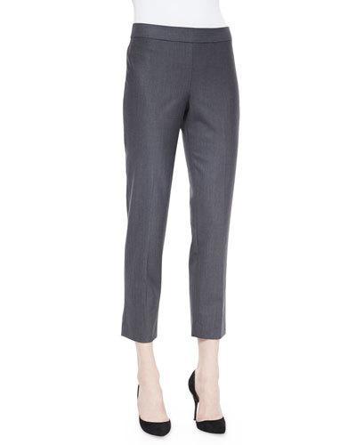 Wool-blend Skinny Ankle Pants