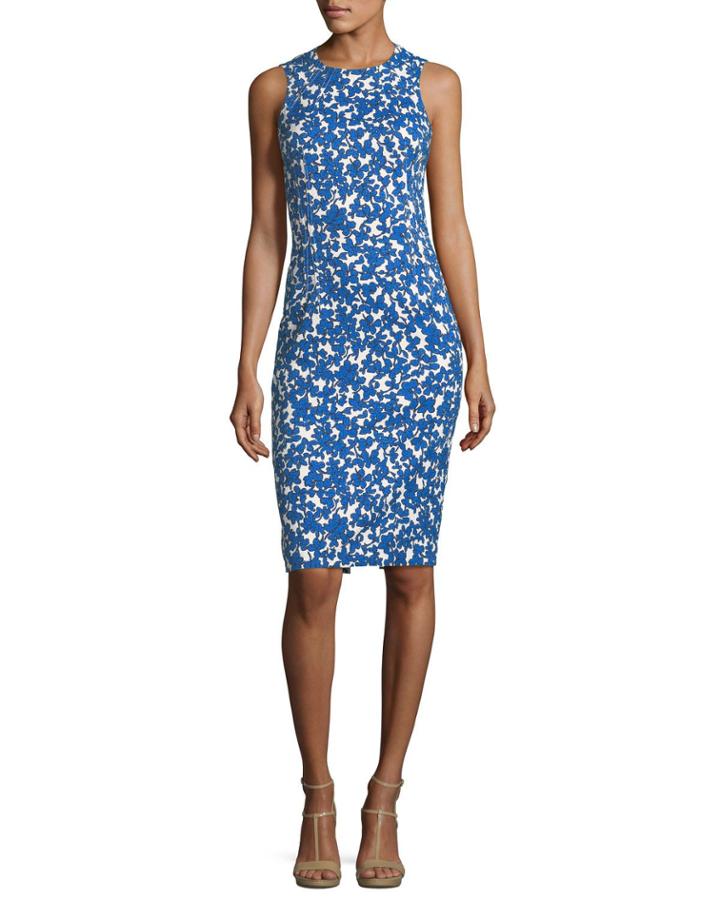 Field Floral-print Stretch-matelasse