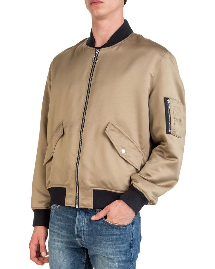 Men's Satin Varsity Jacket