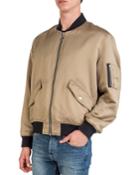 Men's Satin Varsity Jacket