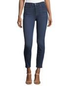 Charlie Cropped Whiskering Denim Jeans