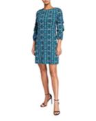 Geometric Shirred-sleeve