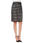Kate Spade New York Scalloped Lace Pencil Skirt, Women's, Size: