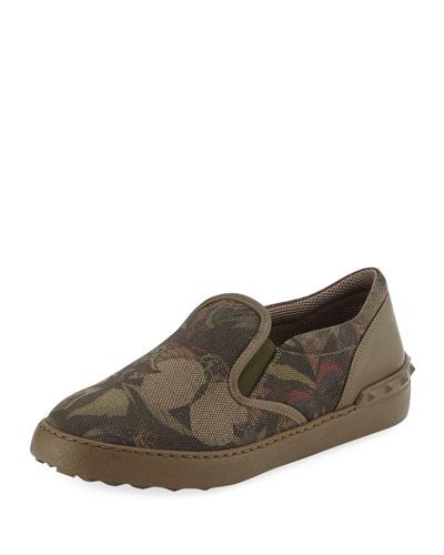 Printed Fabric Slip-on
