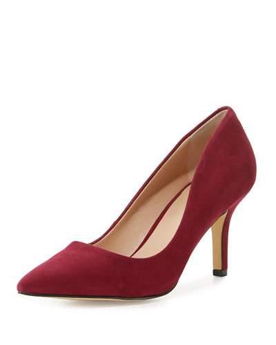 Sandra Suede Pointed-toe Pump