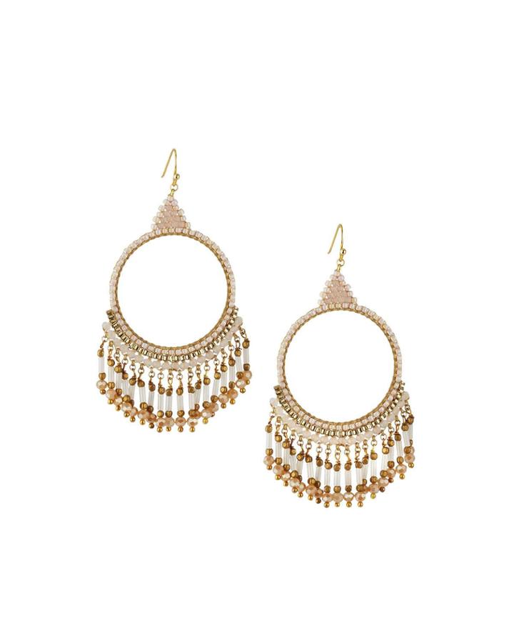 Fringy Hoop Earrings