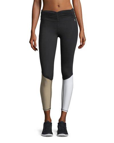 The Calle Scrunchy Colorblocked Capri Performance