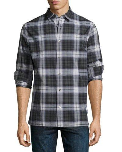 Linen-blend Plaid Sport