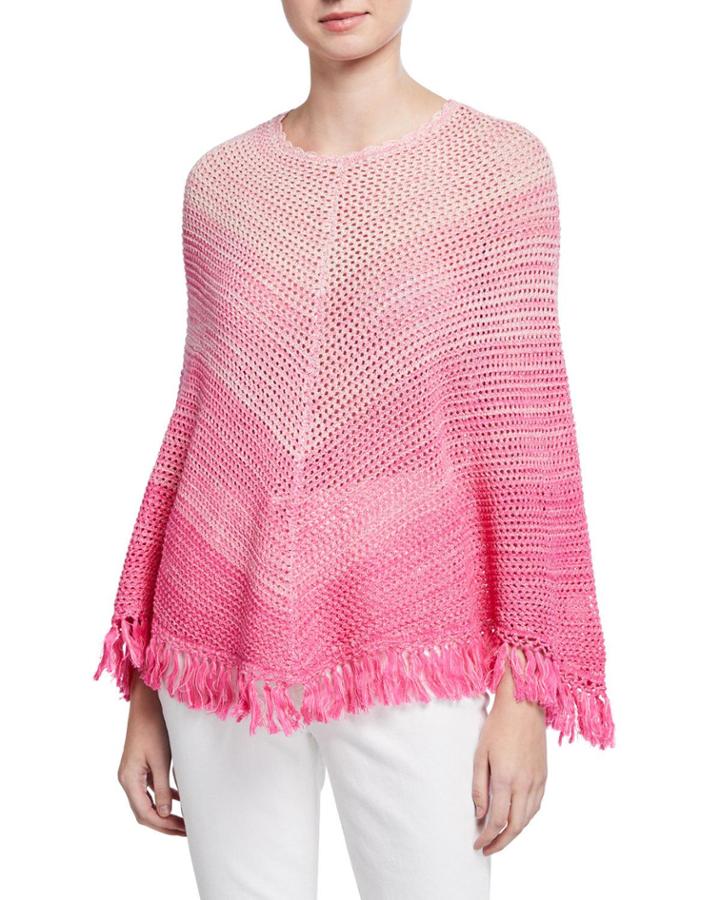 Ginger Ombre Poncho