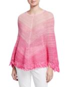 Ginger Ombre Poncho