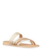 Metallic Asymmetric Leather