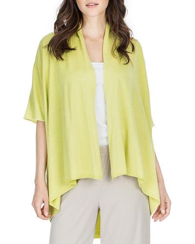 3/4-sleeve Open Topper Cardigan