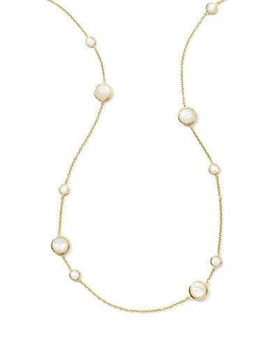 18k Rock Candy Lollipop Necklace In Mother-of-pearl,