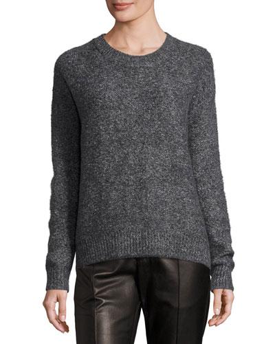 Mohair-blend Crewneck