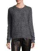 Mohair-blend Crewneck