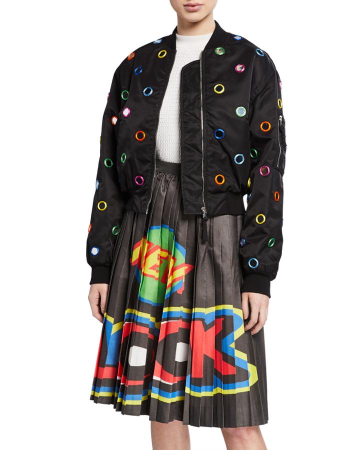 Embellished Bomber Jacket