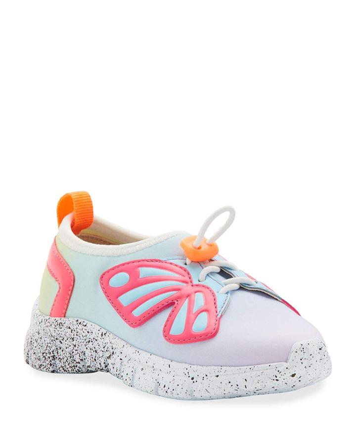 Fly-bi Gradient Scuba Mesh Butterfly-wing Sneakers, Toddler/kids