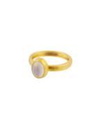 Amulet 24k Moonstone Oval Ring,