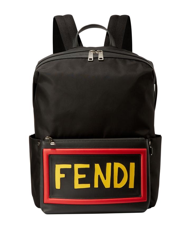 Nylon Bold Vocab Backpack Bag