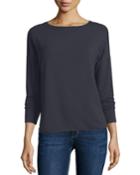 French Terry Long-sleeve Top