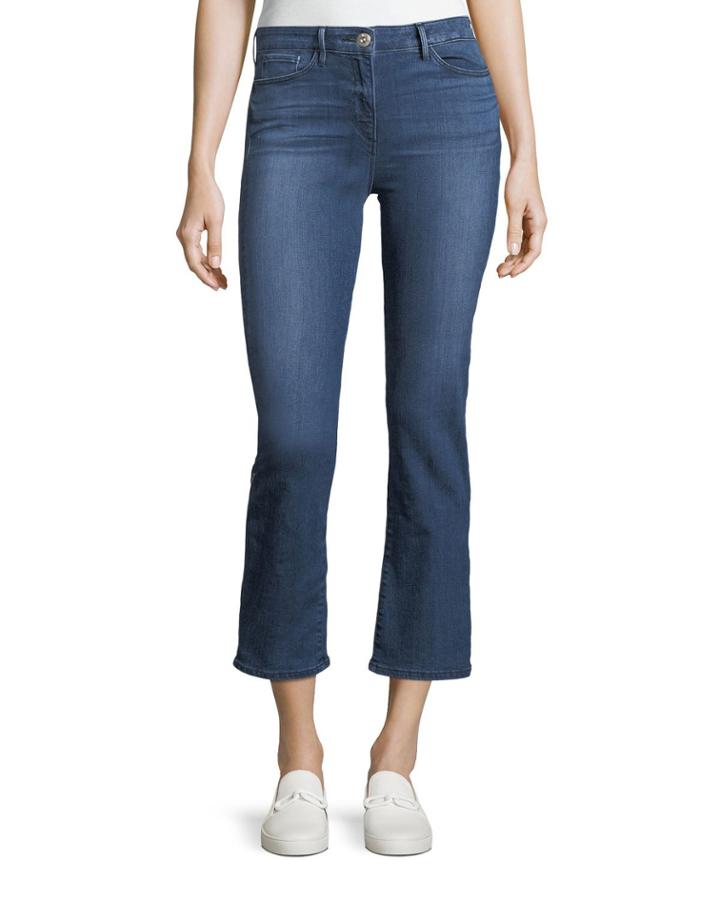 Midway Low-rise Flared Cropped Jeans