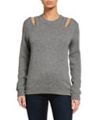 Cold-shoulder Cashmere