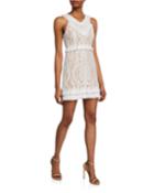 Kinsley Paisley Lace Sleeveless Dress