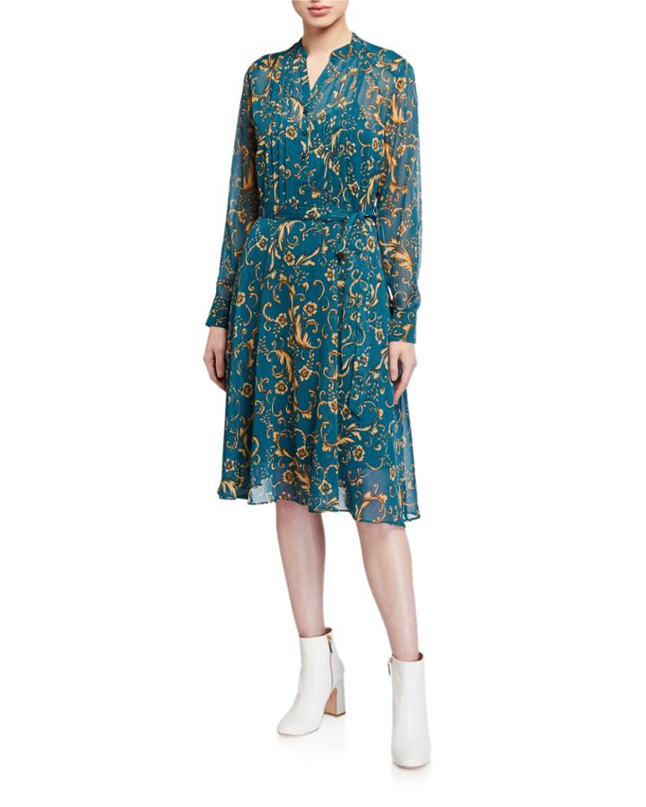 Long-sleeve Pintuck