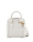 Heroine Medium Bugatti Shoulder Bag, Off White