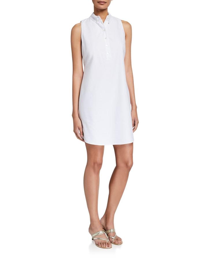 Sleeveless Oxford Dress