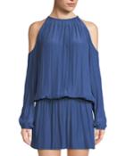 Lauren Cold-shoulder Blouson Dress