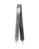 Two-tone Crocodile Guitar Strap For Handbag