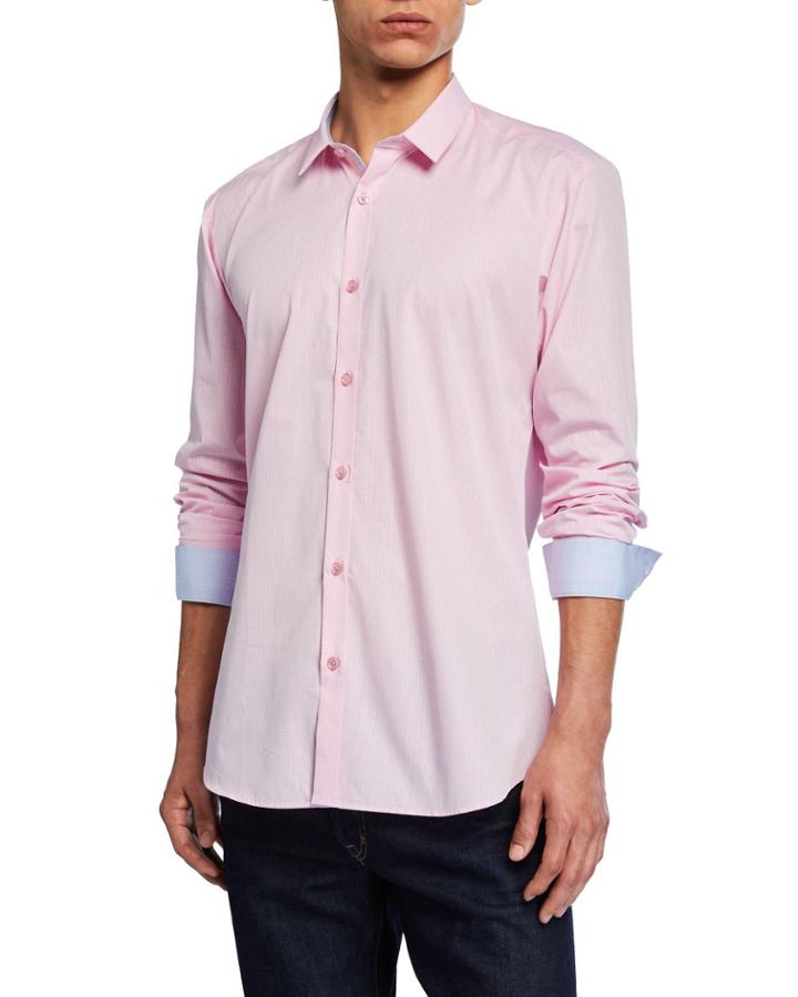 Men's Cotton Checkered