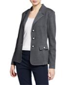 Santana Pearly-button Wool-blend Blazer