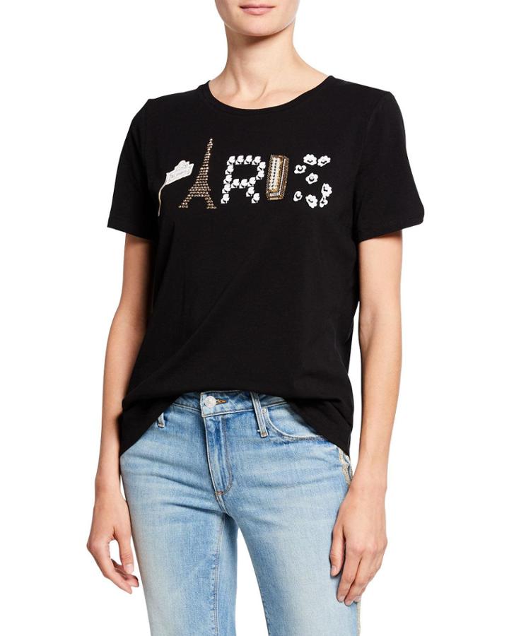 Embellished Paris Tee