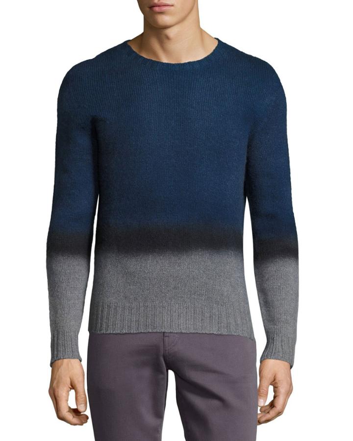 Ombre Cashmere Crewneck