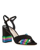 Joy Mid-heel Metallic-stripe