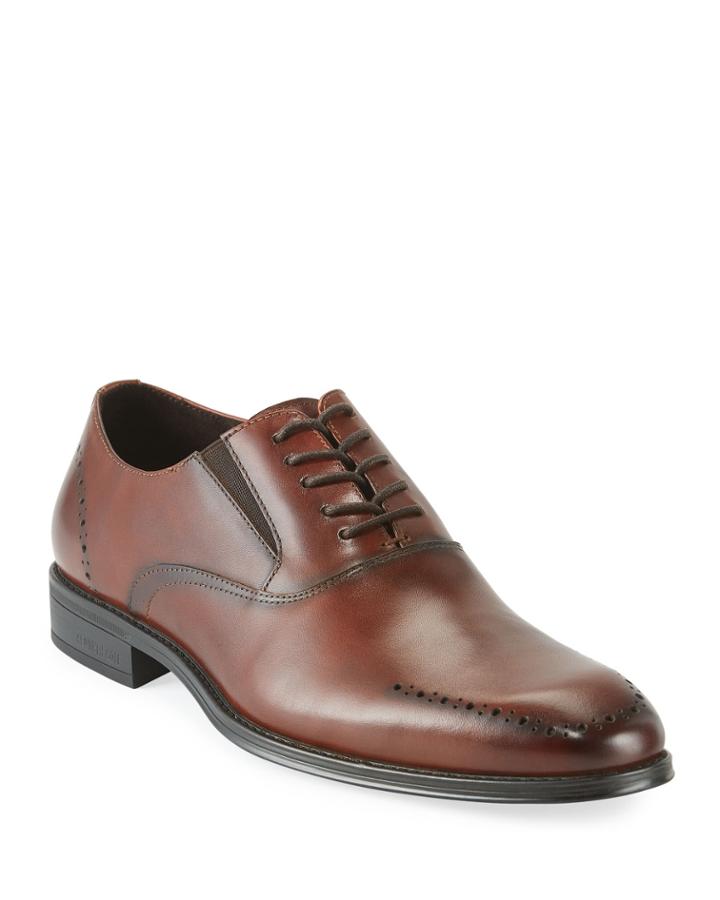 Men's Leather Lace-up Oxfords