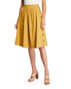 Side-button Fit-&-flare