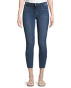 Jackie Skinny Crop Cut-hem Jeans