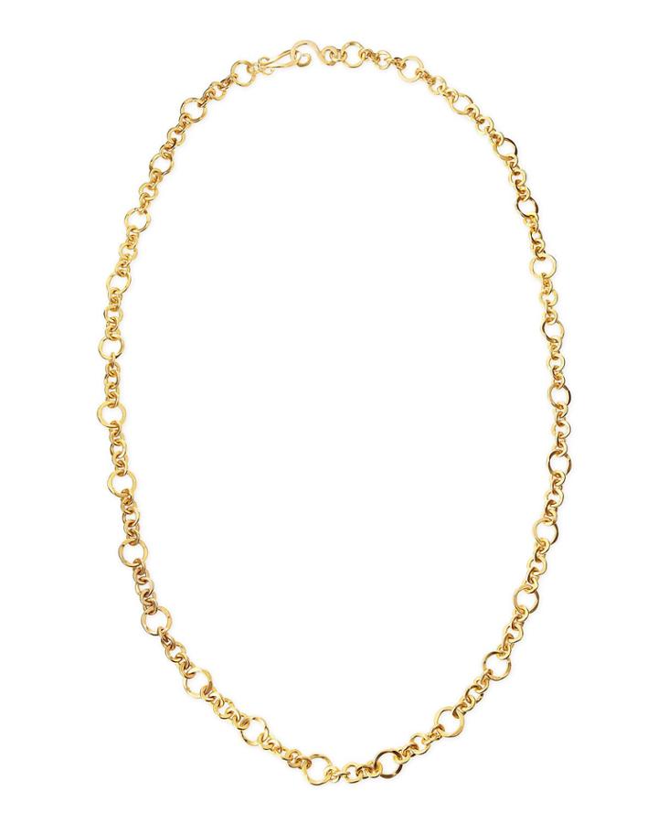 Coronation 24k Gold Plate Small Necklace,