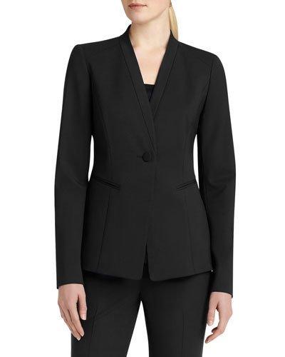 Kara One-button Wool-blend Jacket