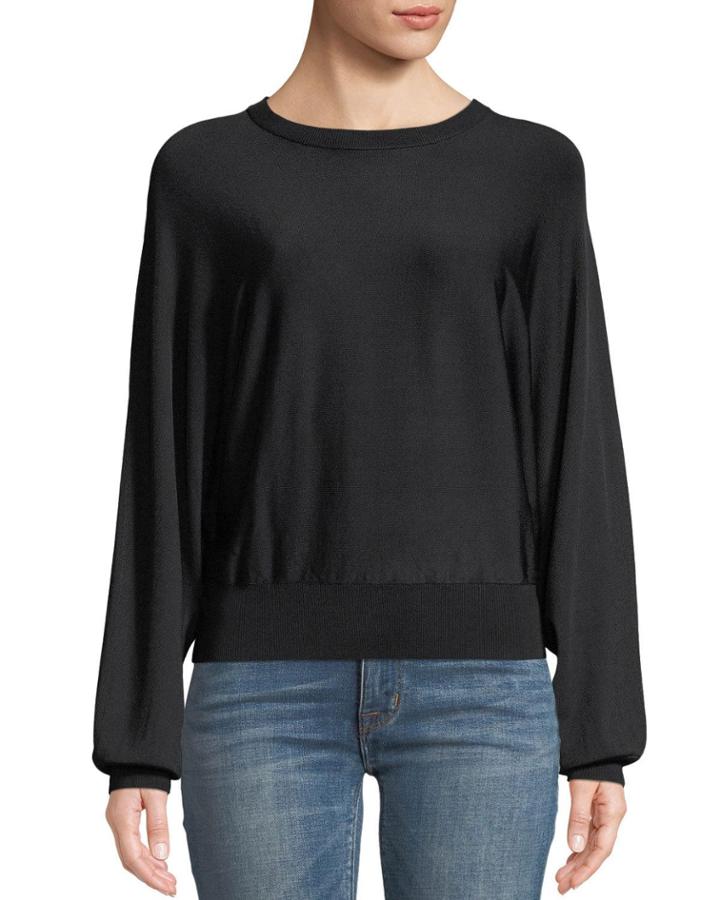 Pullover Dolman-sleeves Top