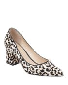 Zalaly Leopard-print Chunky-heel Pumps