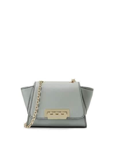 Eartha Mini Leather Crossbody Bag, Elephant