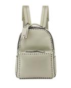 Men's Rockstud Leather Backpack Bag