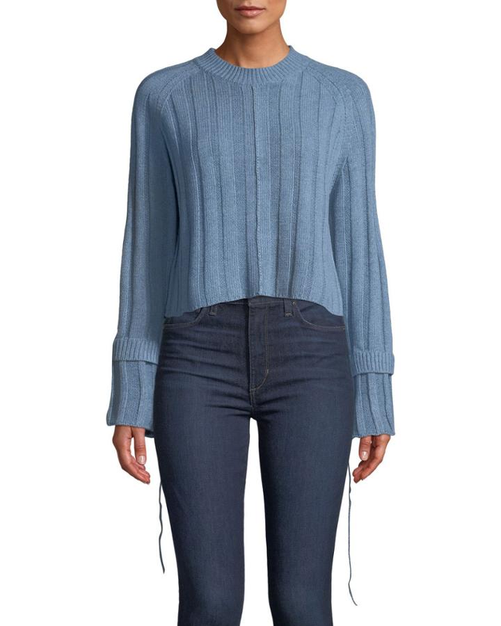 Bell-sleeve Pullover