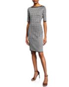 Houndstooth Half-sleeve